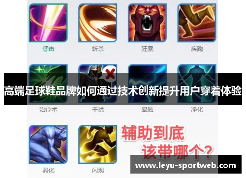 高端足球鞋品牌如何通过技术创新提升用户穿着体验